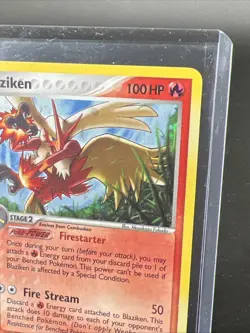Blaziken 5/108 Holo Rare EX Power Keepers 2007 Pokemon Card LP WOTC Era - Image 3