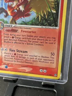 Blaziken 5/108 Holo Rare EX Power Keepers 2007 Pokemon Card LP WOTC Era - Image 4