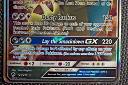 2018 Tyranitar GX 121/214 Lost Thunder Sun & Moon Pokemon TCG Trading Card Game - Image 4