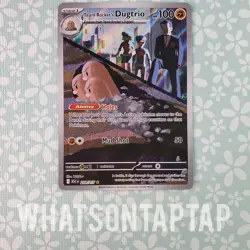 Pokemon Card Team Rockets Dugtrio 239/217 Secret Rare Mega Ascended Heroes NM - Image 1
