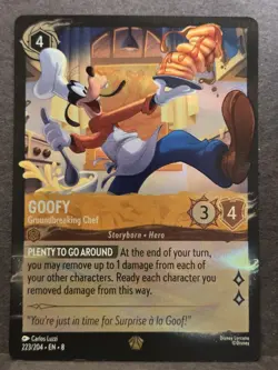 Disney Goofy-Groundbreaking Chef 223/204 FOIL English Lorcana TCG Card - Image 1