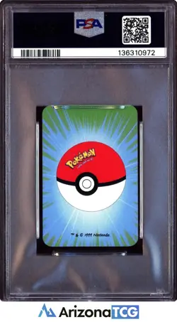 Pokemon 1999 Kabutops 9 Diamonds Green Bicycle Pokemon Mini Playing Cards PSA 9 - Image 2