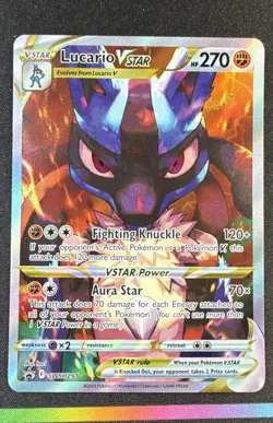 Lucario VSTAR SWSH291 SWSH: Sword & Shield Promo Cards Holo - Image 1