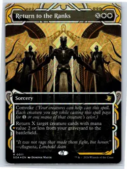 Return to the Ranks Foil Secrets of Strixhaven: Mystical Archive 11 NM MTG Card - Image 1