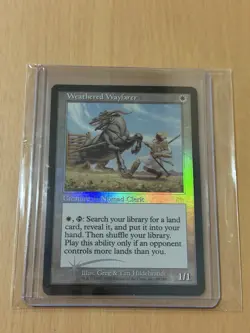 MTG English Weathered Wayfarer Light Play Foil Onslaught - Image 2