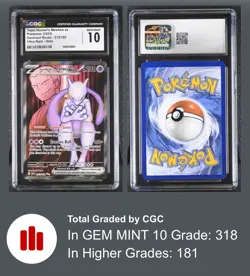 Mewtwo 213 Destined Rivals 2025 CGC 10 GEM MINT Pokemon Card – Ultra Rare Mint - Image 3