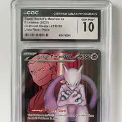 Mewtwo 213 Destined Rivals 2025 CGC 10 GEM MINT Pokemon Card – Ultra Rare Mint - Image 4