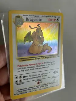 🌟Dragonite 4/62 Fossil Holo Rare Stage 2 English Pokemon TCG Card 1999 MP-LP - Image 3