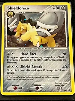 Sheildon Diamond And Pearl Pokemon Promo Card Holo Unplayed - Image 1