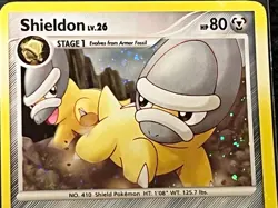Sheildon Diamond And Pearl Pokemon Promo Card Holo Unplayed - Image 2