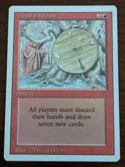Wheel of Fortune Revised Edition NM MTG Rare Magic The Gathering - Image 1