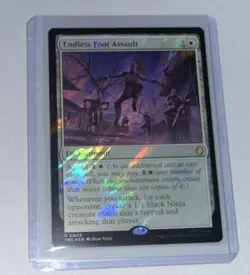 Magic The Gathering TMNT "Endless Foot Assault" 0008 Surge FOIL RARE NM - Image 1