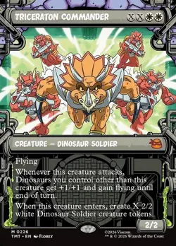 Triceraton Commander x1 1x FOIL Showcase TMT TMNT NM MTG - Image 1
