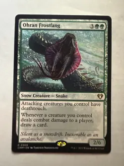 Ohran Frostfang R Commander: Secrets of Strixhaven 279 NM - Image 1