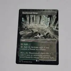 Hushwood Verge (Borderless) NM Normal R Duskmourn: House of Horror 332 - Image 1