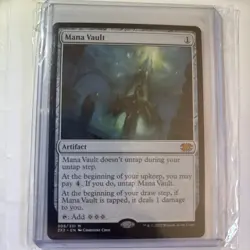 Mana Vault NM Regular Unplayed Non-foil Double Masters 2022 MTG PACK FRESH - Image 1
