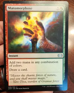 MTG Magic the Gathering Manamorphose (208/332) Double Masters (2XM) Near Mint - Image 1