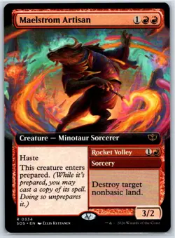 Maelstrom Artisan (Extended Art) Secrets of Strixhaven 334 Regular MTG Card NM - Image 1
