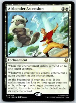 Airbender Ascension Foil Avatar: The Last Airbender 6 NM MTG Card - Image 1