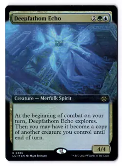 Deepfathom Echo NM* FOIL EXTENDED The Lost Caverns Of Ixalan 0385 -UnltdCards - Image 1
