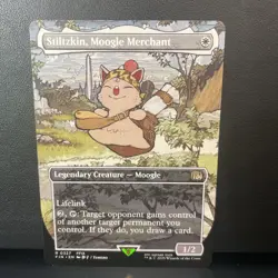 Stiltzkin, Moogle Merchant Final Fantasy Rare 0327 FIN Borderless NM Magic - Image 1