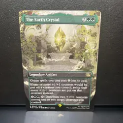 The Earth Crystal Final Fantasy Rare 0342 FIN Borderless NM Magic - Image 1