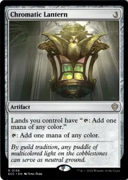 MTG Commander: Lorwyn Eclipsed Chromatic Lantern R NM - Image 1
