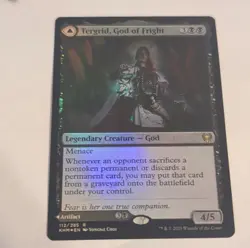 MTG Kaldheim Tergrid God of Fright & Tergrid's Lantern Foil 112/285 113/285 - Image 1
