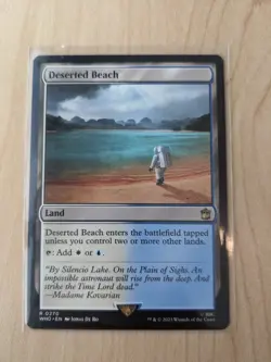 Deserted Beach / Universes Beyond: Doctor Who / MTG Magic Regular - Image 1