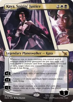 Kaya, Spirits' Justice (Borderless) MTG NM Murders at Karlov Manor Regular - Image 1