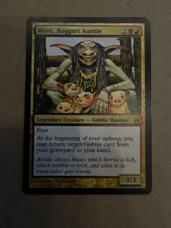 MTG Wort, Boggart Auntie Damaged Lorwyn English Magic the gathering. - Image 1