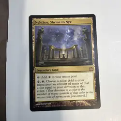 Nykthos, Shrine to Nyx X1 Theros MTG Magic The Gathering English Misprint Error - Image 1