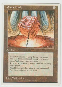MAGIC THE GATHERING MANA VAULT 4th EDITION MINT/NEAR MINT - Image 1