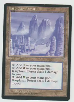 MAGIC THE GATHERING KARPLUSIAN FOREST ICE AGE EDITION MINT/NEAR MINT - Image 1