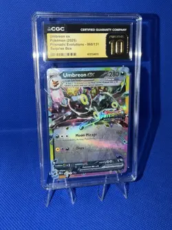 CGC 10 PRISTINE Umbreon ex 060/131 Prismatic Evolutions Surprise Box Pokemon - Image 1