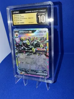 CGC 10 PRISTINE Umbreon ex 060/131 Prismatic Evolutions Surprise Box Pokemon - Image 2