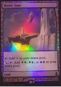 MTG English Mystic gate NM Foil Zendikar Expeditions - Image 1