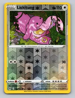 Lickitung 138/196 Common Lost Origin Pokemon Reverse Holo NM - Image 1