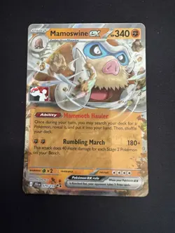 Mamoswine ex 079/159 Play! Pokemon Prize Pack Series Cards Holo - Image 1