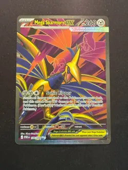 Mega Skarmory ex Ultra Rare Full Art 106/088 Pokemon Perfect Order Card NM/M - Image 1