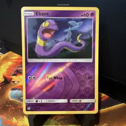 Pokemon TCG Ekans 26/68 Reverse Holo Hidden Fates - Image 1