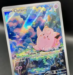 Clefairy 094/088 Perfect Order Illustration Rare Full Art Holo Pokemon Card NM/M - Image 3