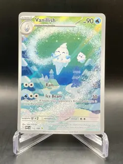 Vanillish 112/086 White Flare Illustration Rare Full Art Holo Pokemon TCG NM/M - Image 1