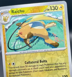 Pikachu 051/162 & Raichu 052/162 Temporal Forces Reverse Holo Lot Pokemon NM/M - Image 4