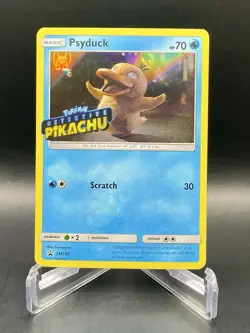 Psyduck SM199 (Detective Pikachu Stamped) Black Star Promo Holo Pokemon Card - Image 1