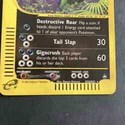 Tyranitar / Despotar - Near Mint H28/H32 - Pokemon Aquapolis Holo Rare Card ENG - Image 3