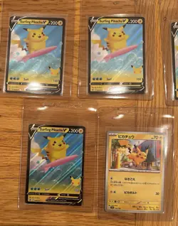 Lot Of 9 Pikachu Cards - 2021 Pokemon Celebrations - Image 3