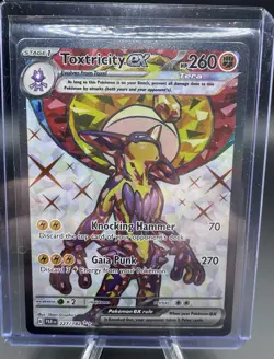 Pokemon TCG Toxtricity ex SV04 Paradox Rift 227/182 Ultra Rare Full Art Holo EX - Image 1