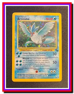 Pokemon Articuno TCG #2/62, Fossil Holo Rare - Image 1