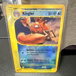 The Pokemon Company Kingler 050/165 Expedition Base Set 2002 Reverse Holo Rare … - Image 1